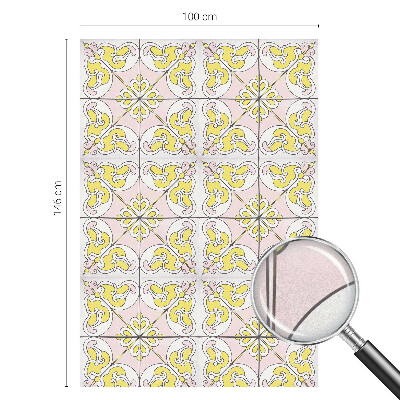 Okenska folija za zaščito pred pogledi Abstraktno cvetje