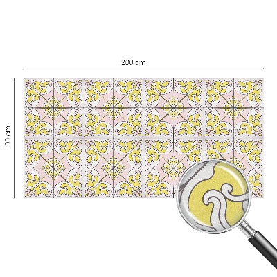 Okenska folija za zaščito pred pogledi Abstraktno cvetje