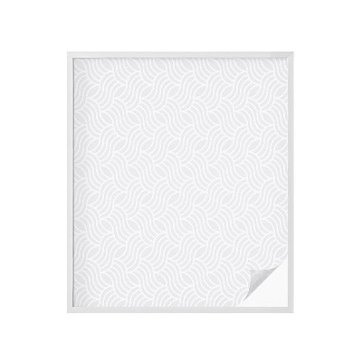 Mlečna folija za okna vitraž Valovi harmonije