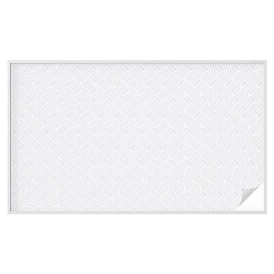 Mlečna folija za okna vitraž Valovi harmonije