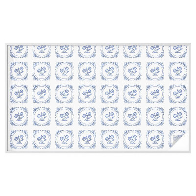 Dekorativna folija za steklo vitraž Nežne rože