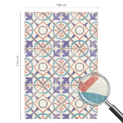 Okenska folija za zaščito pred pogledi Barviti mozaiki