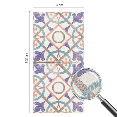 Okenska folija za zaščito pred pogledi Barviti mozaiki