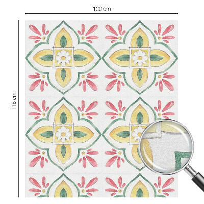 Okenska folija za zaščito pred pogledi Cvetlični ornament