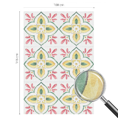 Okenska folija za zaščito pred pogledi Cvetlični ornament