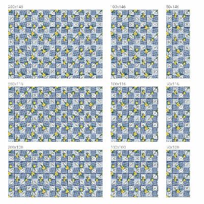 Mlečna folija za okna vitraž Vzorec limone