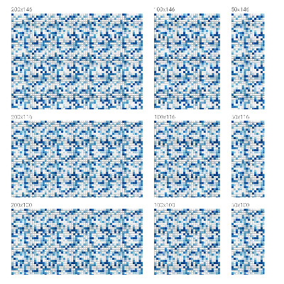 Folija za okna proti soncu Igra s ploščicami