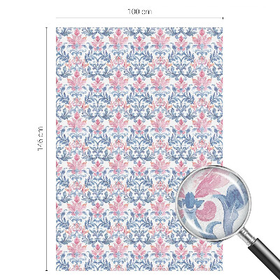 Dekorativna folija za steklo vitraž Cvetlična simetrija