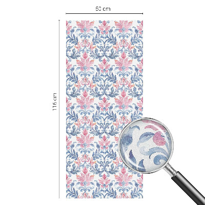 Dekorativna folija za steklo vitraž Cvetlična simetrija