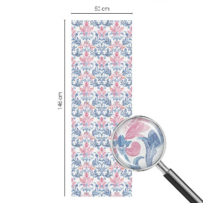 Dekorativna folija za steklo vitraž Cvetlična simetrija