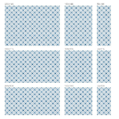 Okenska folija vitraž za zasebnost Dekoracije iz ploščic