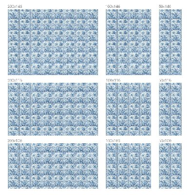 Mlečna folija za okna vitraž Tropska pokrajina