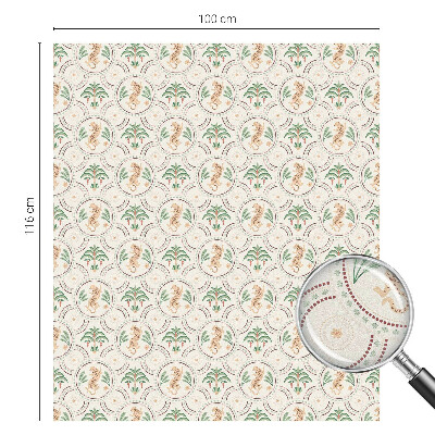 Folija za okna proti soncu Palma leoparda