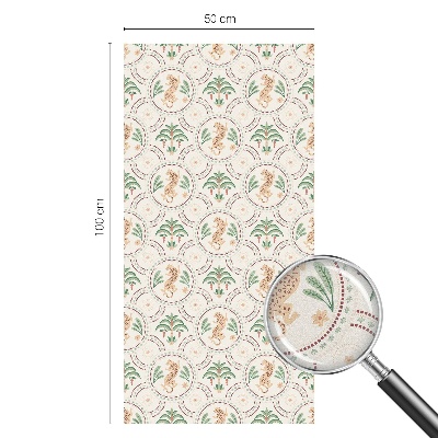 Folija za okna proti soncu Palma leoparda