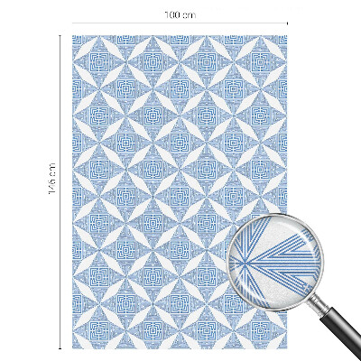 Dekorativna folija za steklo vitraž Geometrijski labirinti