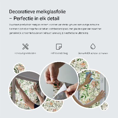 Dekorativna folija za steklo vitraž Geometrijski labirinti