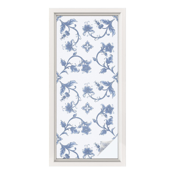 Folija za okna proti soncu Cvetlični ornament