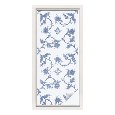 Folija za okna proti soncu Cvetlični ornament