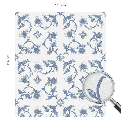 Folija za okna proti soncu Cvetlični ornament