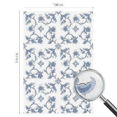 Folija za okna proti soncu Cvetlični ornament