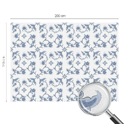 Folija za okna proti soncu Cvetlični ornament