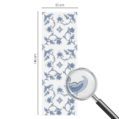 Folija za okna proti soncu Cvetlični ornament