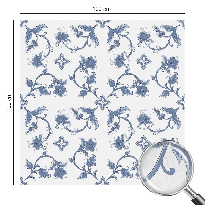 Folija za okna proti soncu Cvetlični ornament