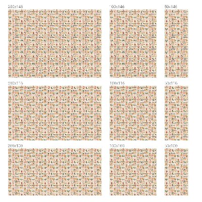 Okenska folija vitraž za zasebnost Folklorni vzorci