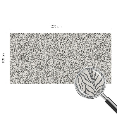 Dekorativna folija za steklo vitraž Listi cvetovi