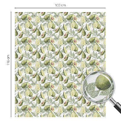 Okenska folija za zaščito pred pogledi Avokadovi listi