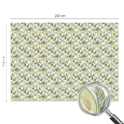 Okenska folija za zaščito pred pogledi Avokadovi listi