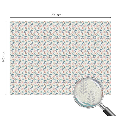 Dekorativna folija za steklo vitraž Pastelne ptice