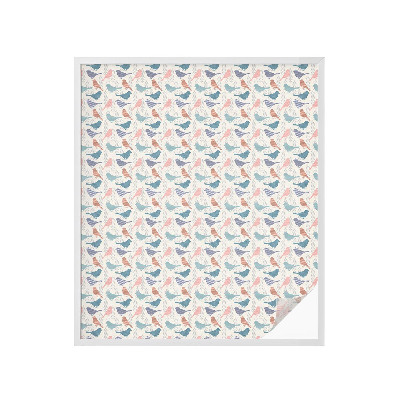 Dekorativna folija za steklo vitraž Pastelne ptice