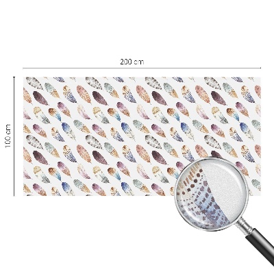 Folija za okna proti soncu Boho perje