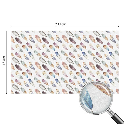 Folija za okna proti soncu Boho perje