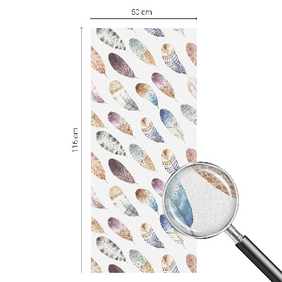 Folija za okna proti soncu Boho perje