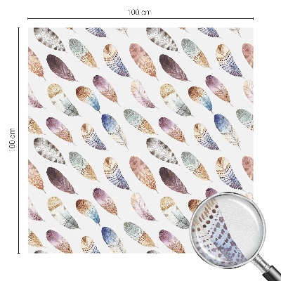 Folija za okna proti soncu Boho perje