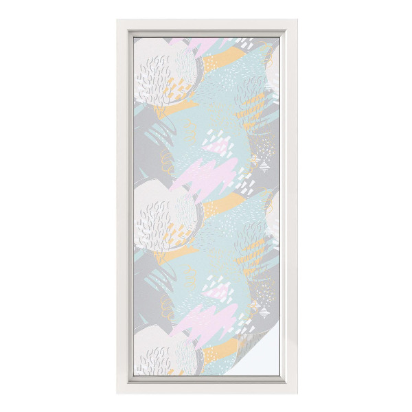 Okenska folija za zaščito pred pogledi Abstraktna harmonija