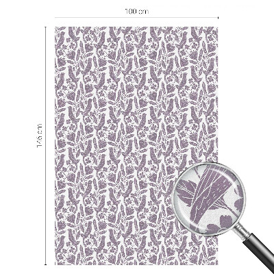 Mlečna folija za okna vitraž Ljudski motivi