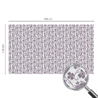 Mlečna folija za okna vitraž Ljudski motivi