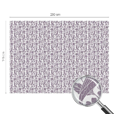 Mlečna folija za okna vitraž Ljudski motivi