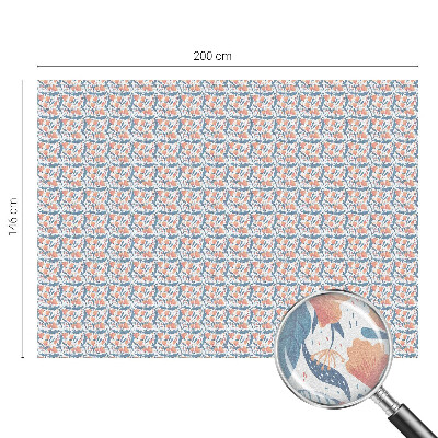 Dekorativna folija za steklo vitraž Cvetlična pojedina