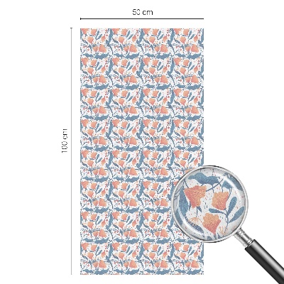 Dekorativna folija za steklo vitraž Cvetlična pojedina