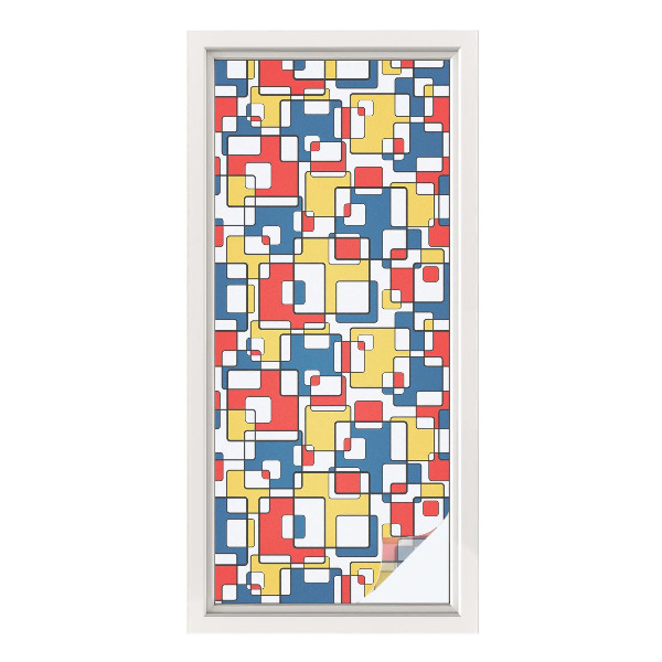 Folija za okna proti soncu Geometrijske oblike