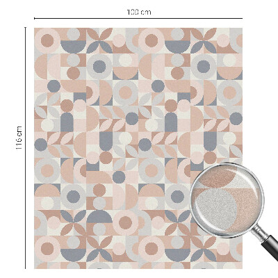 Dekorativna folija za steklo vitraž Abstraktni mozaik