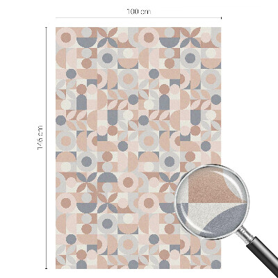 Dekorativna folija za steklo vitraž Abstraktni mozaik