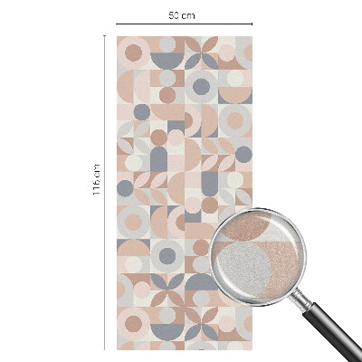 Dekorativna folija za steklo vitraž Abstraktni mozaik