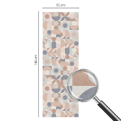 Dekorativna folija za steklo vitraž Abstraktni mozaik