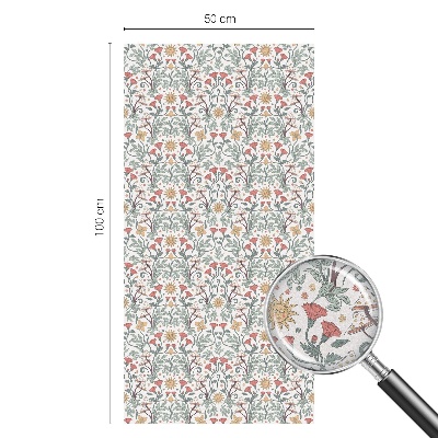 Okenska folija za zaščito pred pogledi Lisji listi