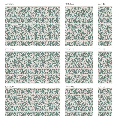 Mlečna folija za okna vitraž Ptičji motiv